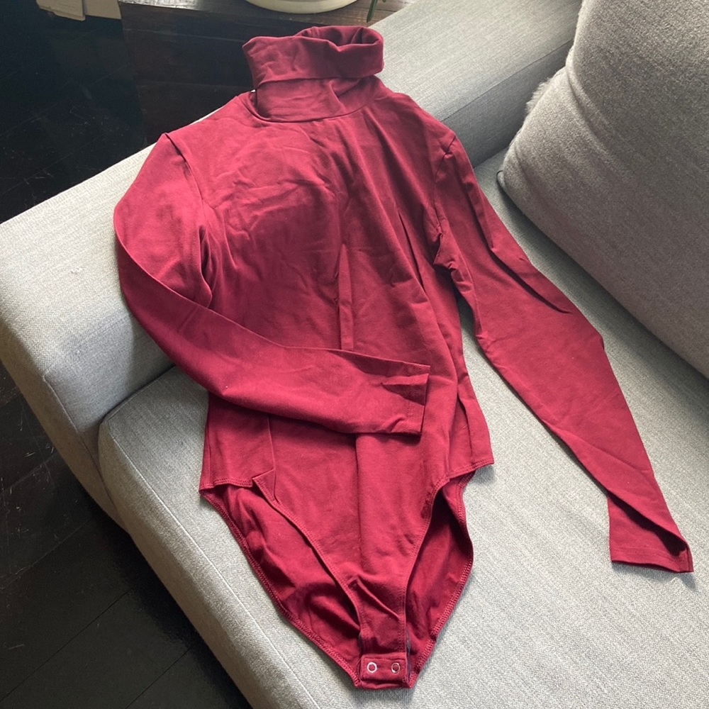 American Apparel Turtleneck Bodysuit